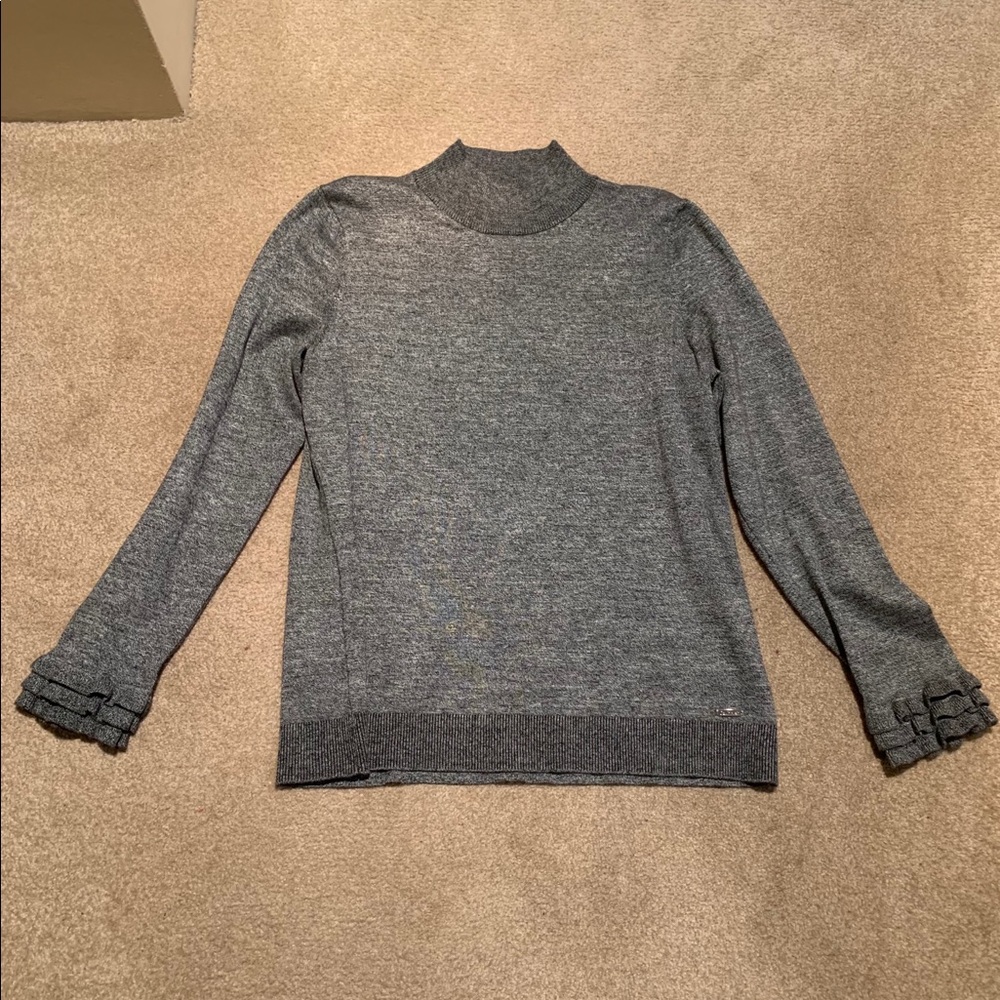 Calvin Klein Women’s Grey light Turtleneck Sweater